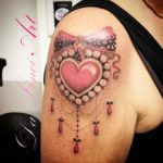 #pinkbow #pinkbowtattoo #pink #pinktattoo #hart #heart #hearttattoo #pearltattoo #jewel #jewelry #jeweltattoo #bow #bowtattoo #ribbontattoo #tattoo #tattoos #tattooshop #dalinciart #zwijndrecht