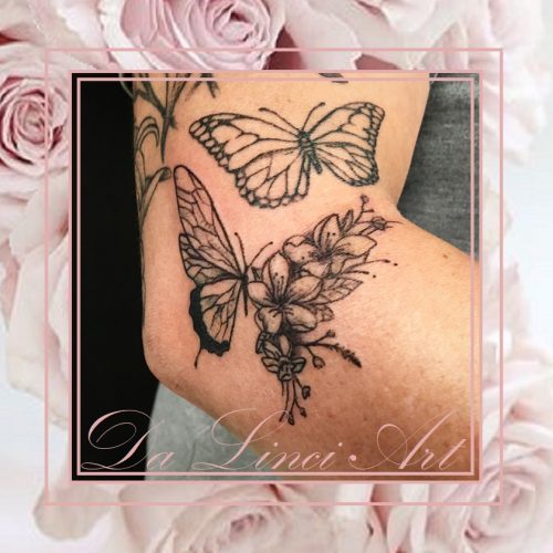 boiler tij rundvlees Vlinder tattoos – Da Linci Art