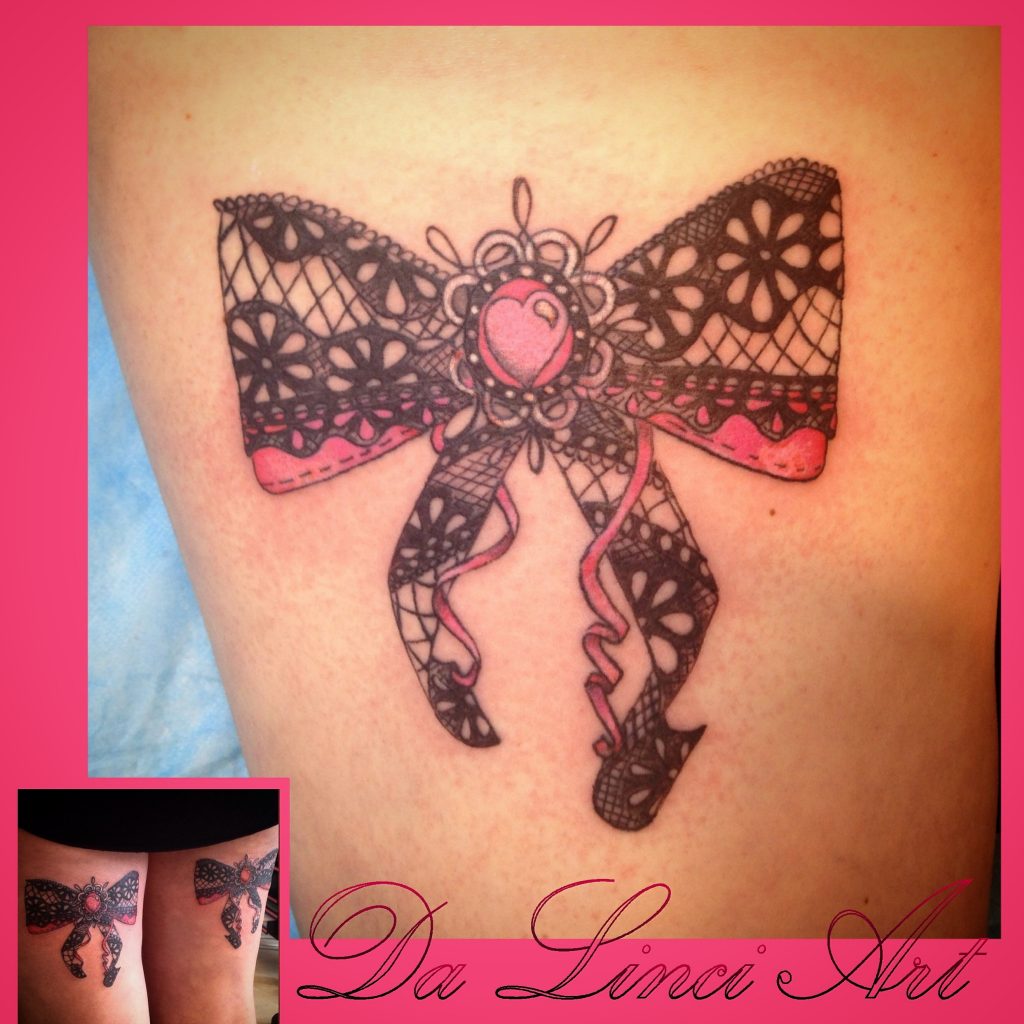 #pinktattoo #bow #pink #bowtattoo #tattoobow #tattoobows #tattoolace #sexytattoo #legstattoo #tattoolegs #tattoosexy #tattooforwomen #pinklace #tattoo #tattoos #tattooshop #dalinciart #zwijndrecht